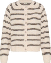 Load image into Gallery viewer, Cream Striped Cardigan - Fransa