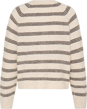 Load image into Gallery viewer, Cream Striped Cardigan - Fransa