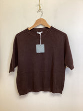 Load image into Gallery viewer, Short Sleeve Round Neck Knit - Deck