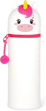 Load image into Gallery viewer, Legami 2 in 1 Soft Silicone Pencil Case Kawaii Unicorn