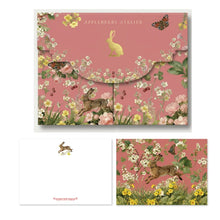 Load image into Gallery viewer, Spring Hare Boxed Notelets - Appleberry Atelier