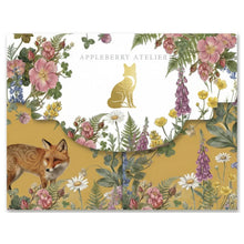 Load image into Gallery viewer, Summer Fox Boxed Notelets - Appleberry Atelier