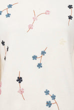 Load image into Gallery viewer, Cream Knit Jumper with Floral Detail - Soquesto