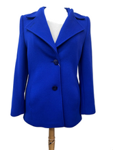 Load image into Gallery viewer, Short Wool Coat - Royal Blue - Christina Felix