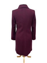 Load image into Gallery viewer, Long Wool Coat - Burgundy - Christina Felix
