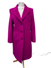 Load image into Gallery viewer, Long Wool Coat - Cerise- Christina Felix