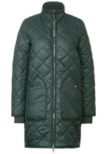 Load image into Gallery viewer, 211901- Green Padded Coat - Street One