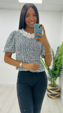 Load image into Gallery viewer, 23210 - Sequence Blouse - Black - Kyla