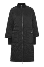 Load image into Gallery viewer, 2140- Black Puffer Jacket - Fransa