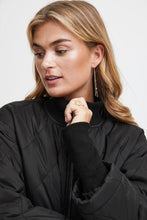 Load image into Gallery viewer, 2140- Black Puffer Jacket - Fransa