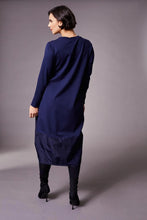 Load image into Gallery viewer, W23159- Taffeta Trim Dress - Peruzzi