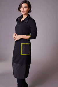 W2310- Taffeta Pocket Dress - Peruzzi