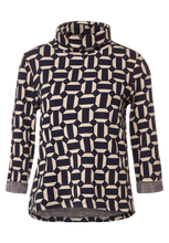 Load image into Gallery viewer, 320436- Polo Neck Jacquard Pullover- Street One