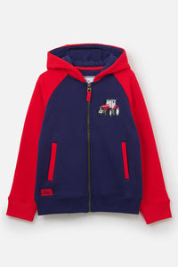 Jackson Full Zip Sweat Red Tractor - Little Lighthouse