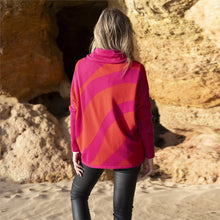 Load image into Gallery viewer, Pink High Neck Sweater - Marble