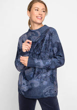 Load image into Gallery viewer, Paisley Print Long Sleeve Pullover- Olsen