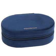 Load image into Gallery viewer, Oval Jewellery Box - Navy - Equilibrium