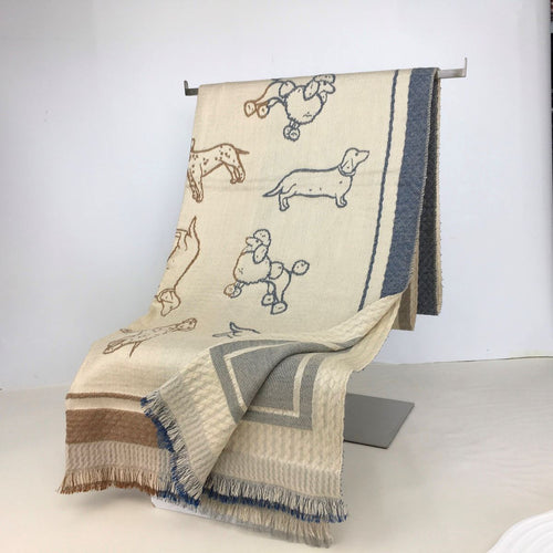 235- Dog Scarf - Beige
