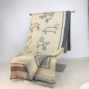 235- Dog Scarf - Beige