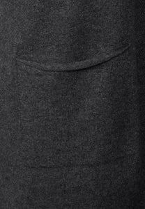253647- Long Charcoal Grey Cardigan - Street One