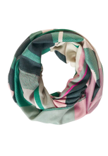 Load image into Gallery viewer, 572144- Green Print Cosy Loop Scarf - Cecil
