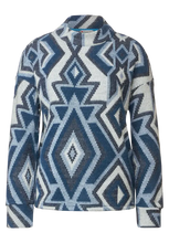 Load image into Gallery viewer, 320695- Blue Print Turtle Neck Pullover - Street one