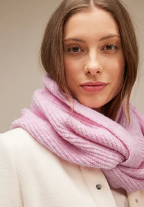 Soft Rose Melange Knitted Loop - Street One