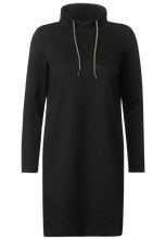 Load image into Gallery viewer, Geometric Structure Dress - Black - CECIL