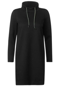 Geometric Structure Dress - Black - CECIL