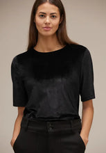 Load image into Gallery viewer, 320713- Black Velvet Top - Street One