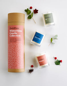 Field Day Winter Time Collection Trio of Small Candles