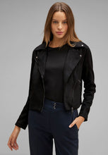 Load image into Gallery viewer, 212035- Velours Biker Jacket - Street One