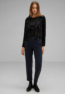 212035- Velours Biker Jacket - Street One