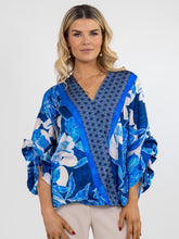 Load image into Gallery viewer, Blue Maria Top - Kate &amp; Pippa