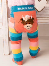 Load image into Gallery viewer, Bonnie The Highland Cow Leggings - Blade and Rose