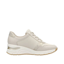 Load image into Gallery viewer, N9301-60 - Beige and Gold Trainer - Rieker