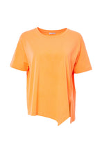 Load image into Gallery viewer, 24112- Naya Top with cut away @ hem- Nectarine