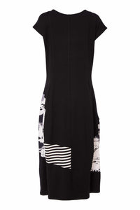 25140 - Dress with Placement Print - Nayad