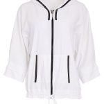 Load image into Gallery viewer, High Neck Zip Top With Contrast Colour Trim And Pocket Detail - Naya