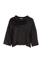 Load image into Gallery viewer, 24185- Zig zag cord panel top - Black- Naya