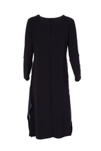 Load image into Gallery viewer, 112- Border Print Dress- Black &amp; Grey
