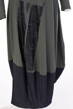 Load image into Gallery viewer, 167- Ora Jersey Placement Print Dress-Forest