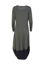 Load image into Gallery viewer, 167- Ora Jersey Placement Print Dress-Forest