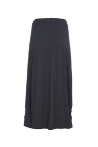 24114- Midi Skirt with Ruching detail on side- Ora