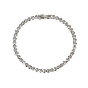 Dakota Silver Tennis Bracelet- Knight & Day Jewellery