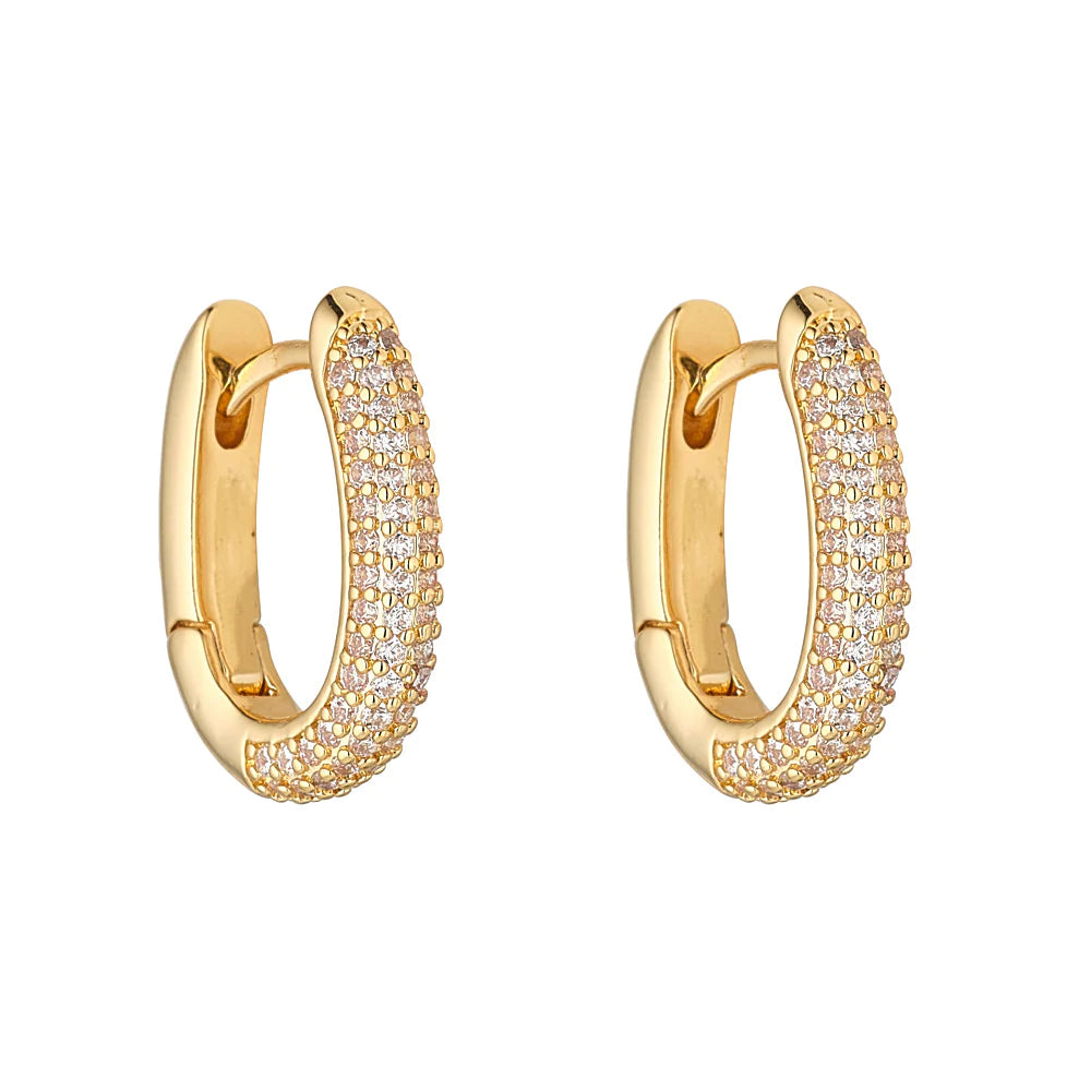 Emilia Gold Earrings - Knight & Day Jewellery