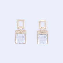 Load image into Gallery viewer, Rectangular Drop Earrings- Knight &amp; Day Jewellery
