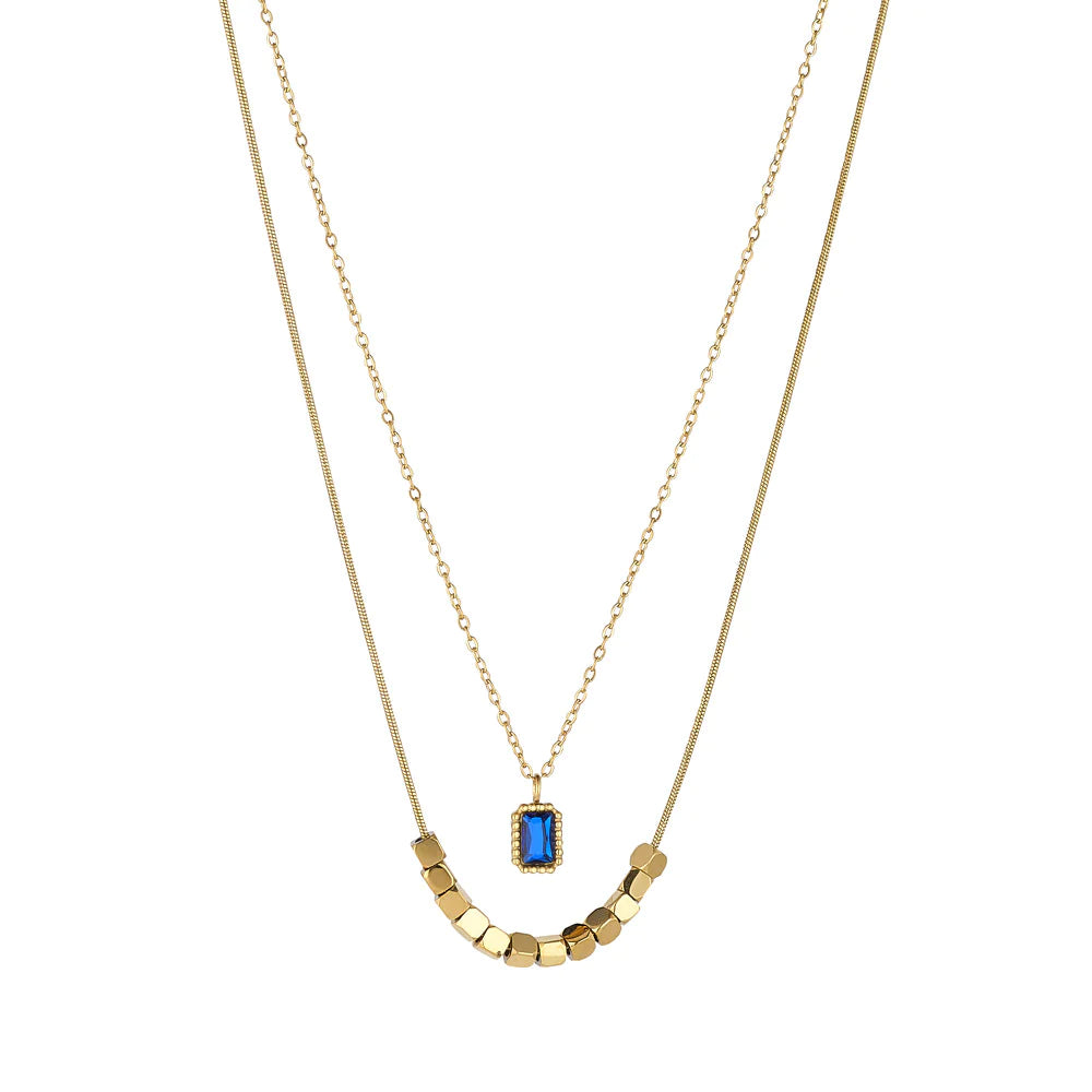 Keilani Sapphire Necklace- Knight & Day Jewellery