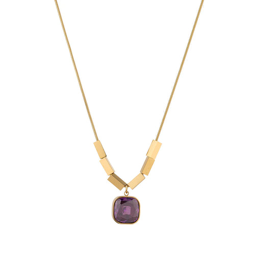 Emmalyn Amethyst Necklace- Knight & Day Jewellery