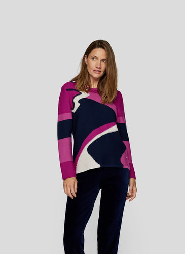 123603 - Pink Printed Pullover - Rabe